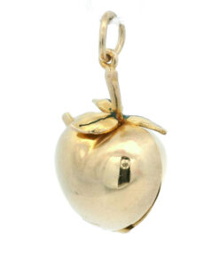 Vintage 9ct Gold Adam and Eve Apple Pendant Charm