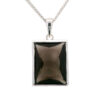Sterling Silver Smokey Quartz Pendant