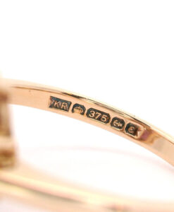 Vintage 9ct Gold Opal & Amethyst Cluster Ring