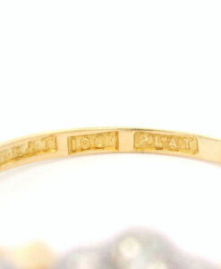 Antique Diamond Daisy Ring in 18ct Gold & Platinum