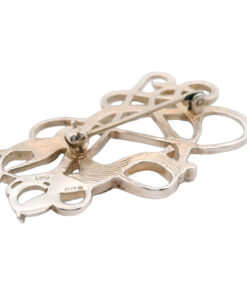 OLA GORIE Vintage Scottish sterling sliver Zoomorphic Brooch