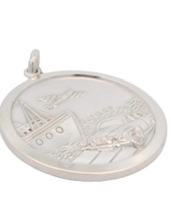 Vintage Georg Jensen Silver St Christopher Pendant