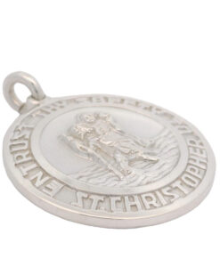 Vintage Georg Jensen Silver St Christopher Pendant