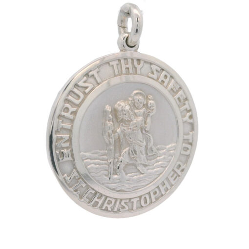 Vintage Georg Jensen Silver St Christopher Pendant