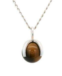 Kupittaan Kulta Sterling Silver Tigers Eye Kinetic Pendant