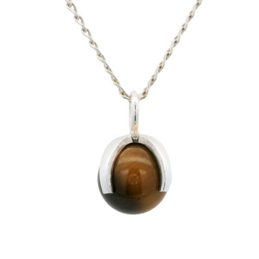 Kupittaan Kulta Sterling Silver Tigers Eye Kinetic Pendant