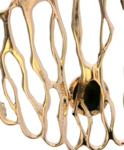 Large 9ct Yellow Gold Opal Doublet Pendant