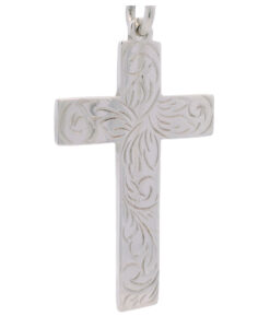 Silver Engraved Cross dated 1973