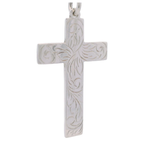 Silver Engraved Cross dated 1973