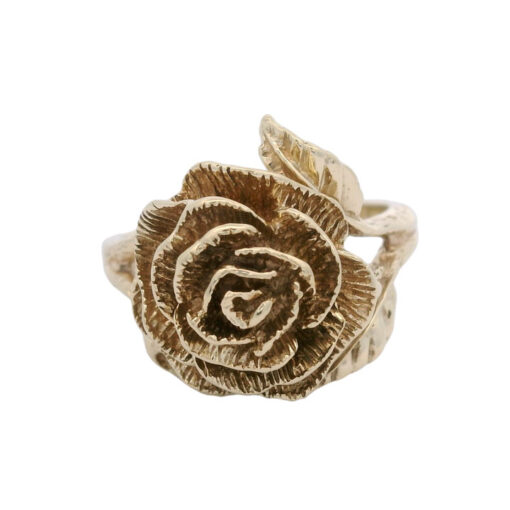 Vintage 9ct Gold Rose Ring dated 1973