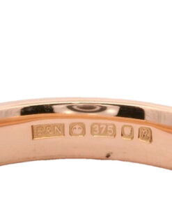 Vintage 9ct Rose Gold Wedding Band