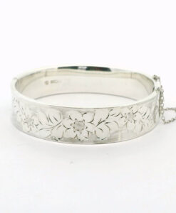 Silver Flower Bangle dated 1975