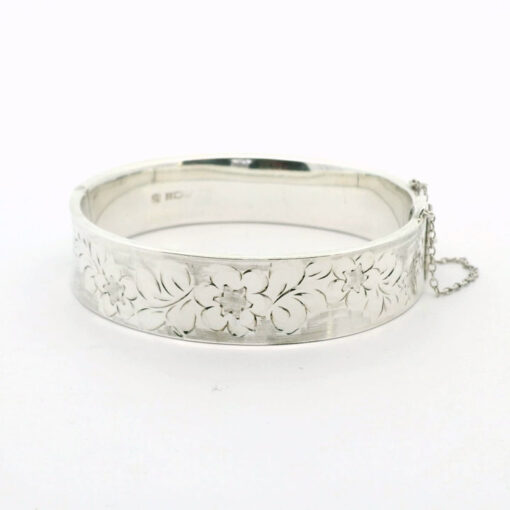 Silver Flower Bangle dated 1975