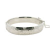 Vintage Sterling Silver Engraved Bangle dated 1958