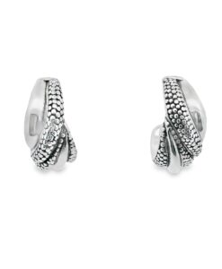 Sterling Silver Bali Style Dotty Earrings