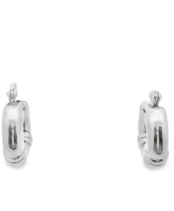 Sterling Silver Creole Hoop Earrings