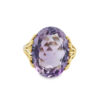Vintage 9ct Gold Amethyst Ring dated 1989