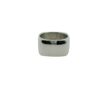 Vintage 1972 Square Sterling Silver Band Ring