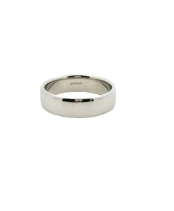 Platinum 5mm Wedding Band Ring 11.8grams