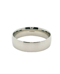 Platinum 6mm Wedding Band Ring