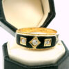 Edwardian 18ct Gold Diamond Memory Ring