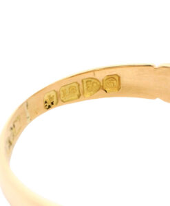 Edwardian 18ct Gold Diamond Memory Ring