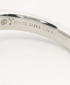 TOLKOWSKY 14ct White Gold Diamond Cluster Ring 0.54ct