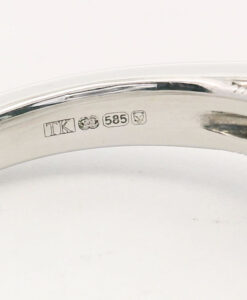 TOLKOWSKY 14ct White Gold Diamond Cluster Ring 0.54ct