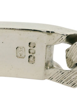 Sterling Silver Gents ID Curb Bracelet 109.9g