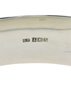 Vintage Sterling Silver Engraved Bangle