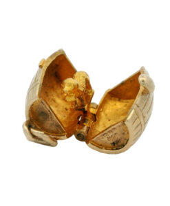 Vintage 9ct Gold St Bernard Brandy Barrel Charm