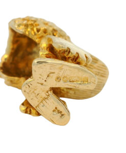 Vintage 9ct Gold Duck Charm dated 1965