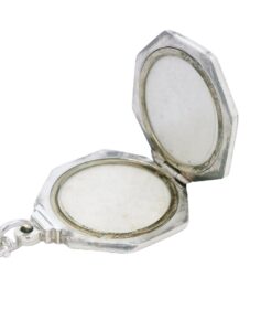 Art Deco Sterling Silver Octagon Locket