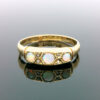 Antique 18ct Gold Diamond and Opal Ring
