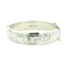 Vintage Sterling Silver Engraved Bangle