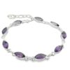 Marquise Cut Amethyst Bracelet
