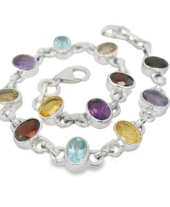 Multicolour Gemstone Bracelet