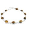 Sterling Silver Tiger's Eye Bracelet
