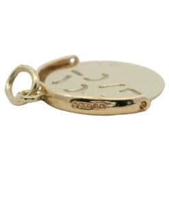 Vintage 9ct Gold I LOVE YOU Spinner Pendant