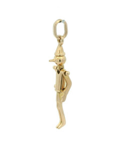 9ct Yellow Gold Moving Pinocchio Pendant