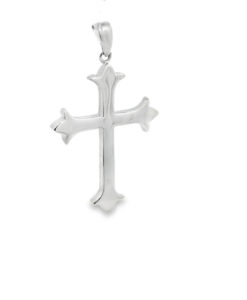 Large Sterling Silver Cross Pendant