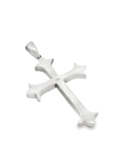 Large Sterling Silver Cross Pendant