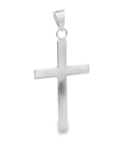 Large Sterling Silver Cross Pendant