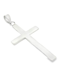 Large Sterling Silver Cross Pendant