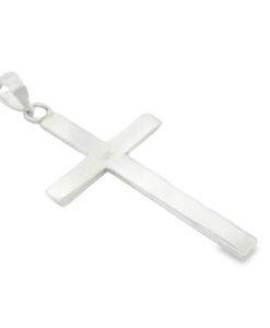Large Sterling Silver Cross Pendant