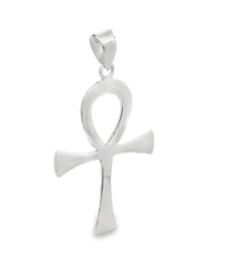 New Sterling Silver Ankh Pendant