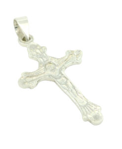 New Sterling Silver Crucifix Pendant