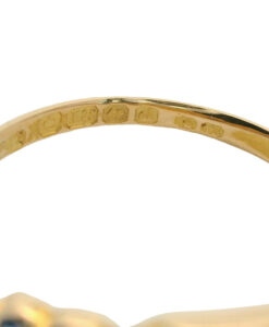 Antique 18ct Gold Diamond and Sapphire Ring dated 1903