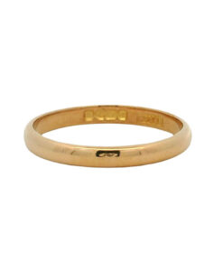 Vintage 22ct Gold Wedding Band Ring