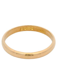 Vintage 22ct Gold Wedding Band Ring